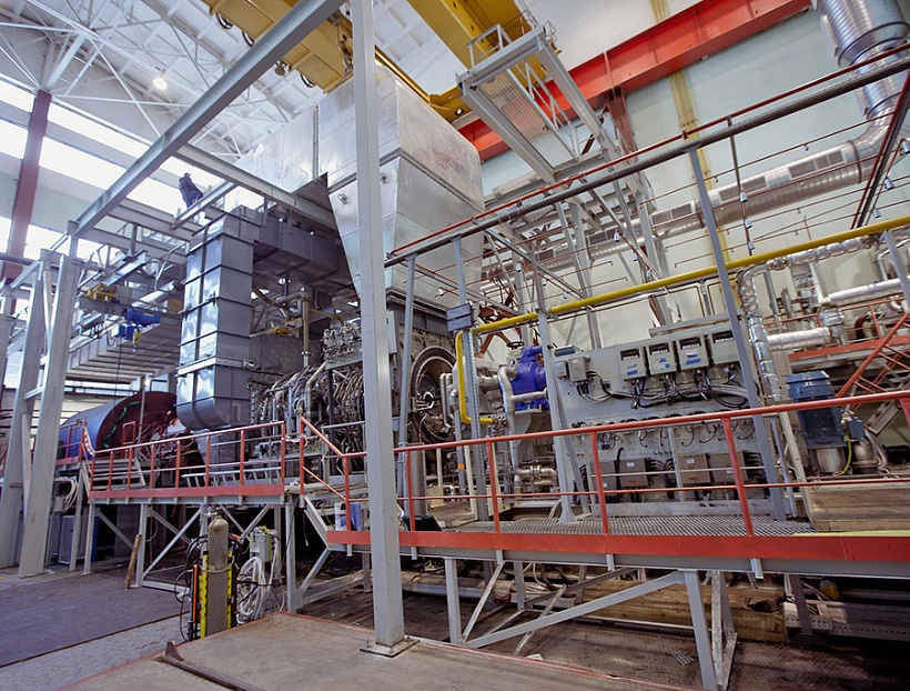 Испытательный стенд газовых турбин. Фото РЭП Холдинг